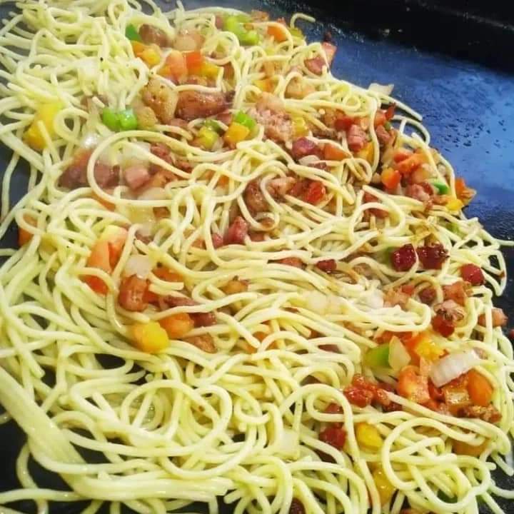Macarrão na chapa